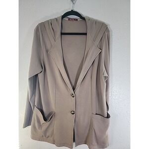 Barber Lesser Cardigan With‎ Buttons Hood Pockets. 100% cotton XL